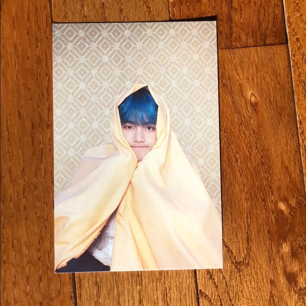bts V kim taehyung official persona postcard